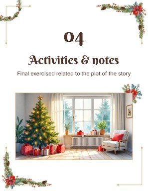 Modelo de apresentação Livro de histórias de Natal