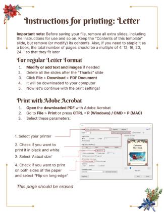 Modelo de apresentação Livro de histórias de Natal