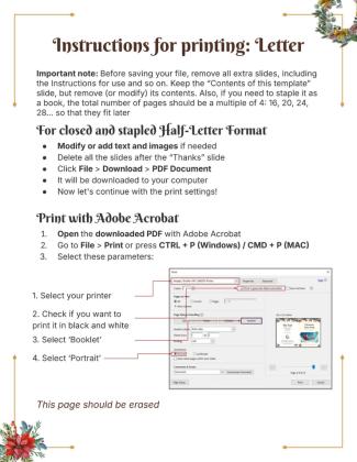 Modelo de apresentação Livro de histórias de Natal