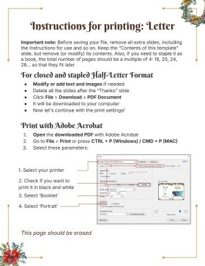 Modelo de apresentação Livro de histórias de Natal