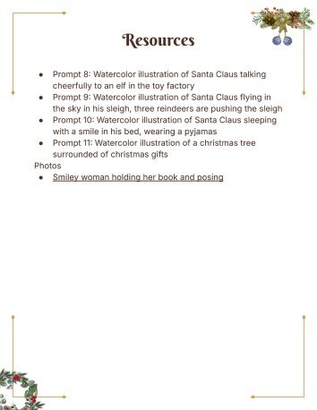 Modelo de apresentação Livro de histórias de Natal