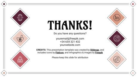 점쟁이 아이콘 팩 프레젠테이션 템플릿