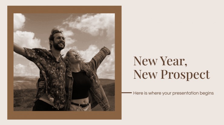 New Year, New Prospect presentation template 