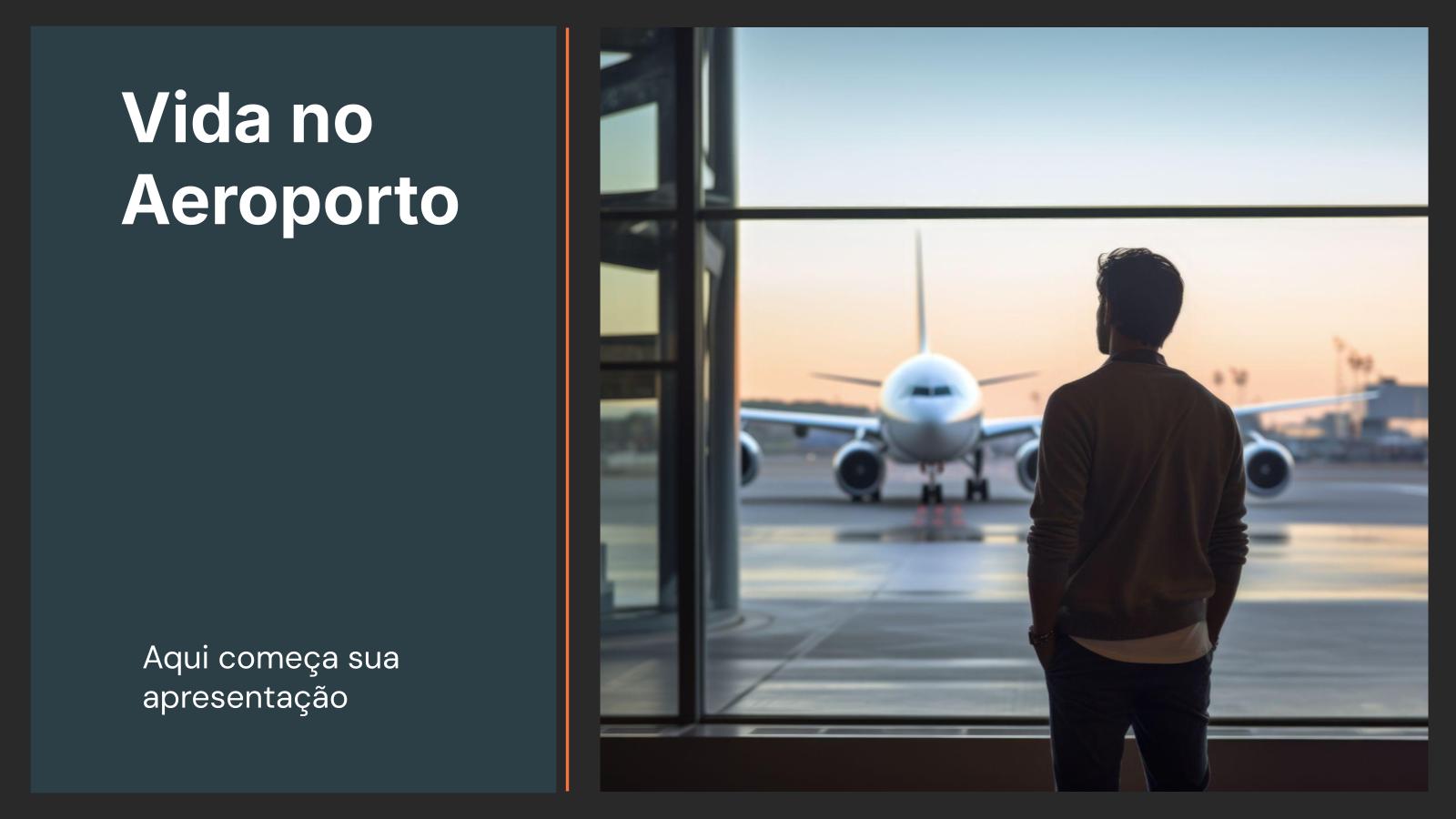 Airport life presentation template 