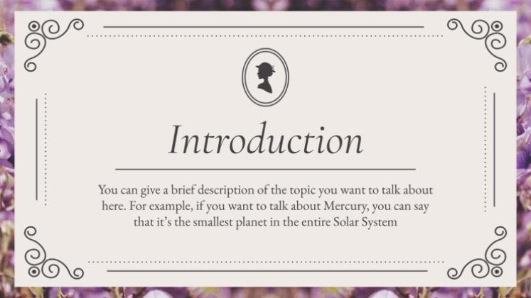 영국의 리젠시 시대 고등학교 역사 수업 프레젠테이션 템플릿