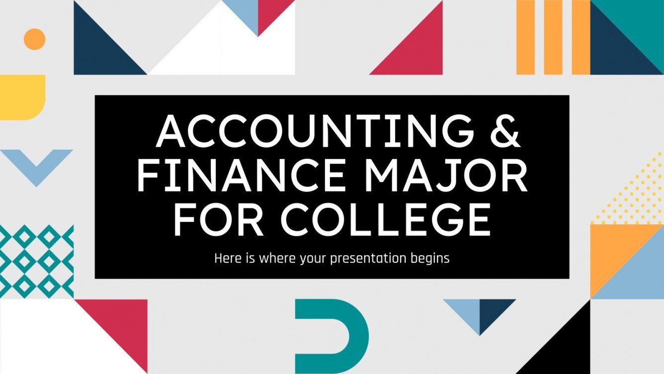 Accounting & Finance Major for College Google Slides & PPT
