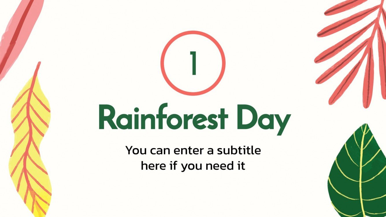 World Rainforest Day Google Slides & PowerPoint Template