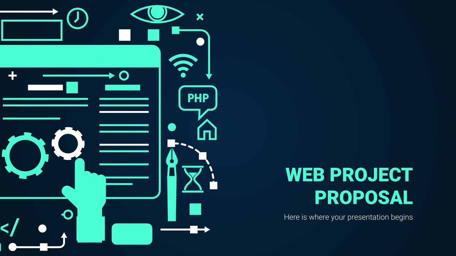 Web Project Proposal presentation template 