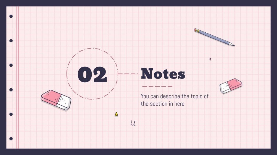 Rubber Eraser Planners for High School Google Slides & PPT