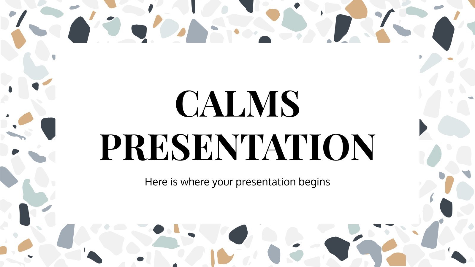 Calms presentation template 