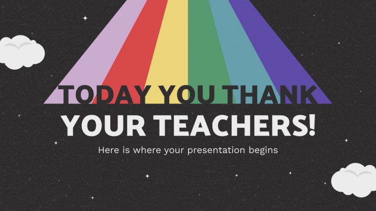 Today You Thank Your Teachers! presentation template 