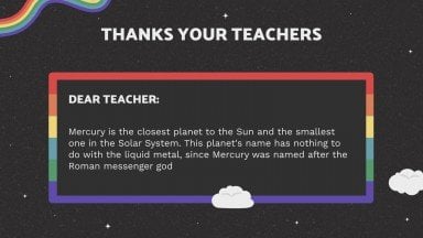 Today You Thank Your Teachers! presentation template 