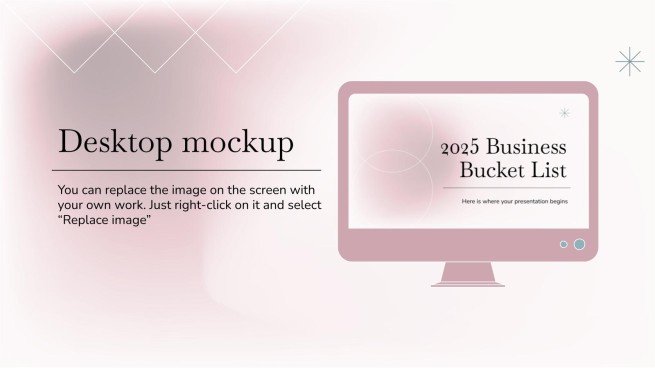 2025 Business Bucket List presentation template 
