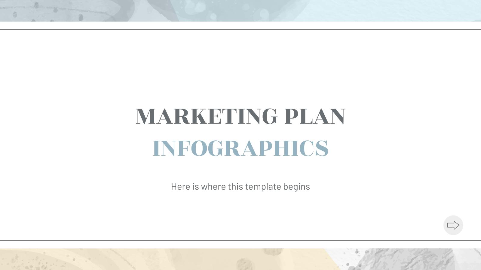 Marketing Plan Infographics presentation template 