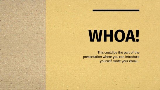 Zero Waste Cardboard Backgrounds | Google Slides & PowerPoint