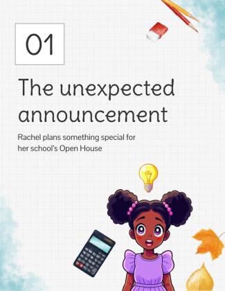 Modelo de apresentação Livro de histórias de portas abertas