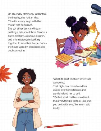 Modelo de apresentação Livro de histórias de portas abertas