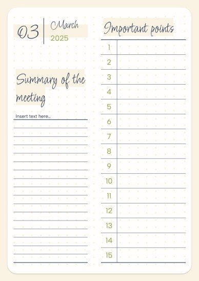 Daily Agenda 2025 presentation template 