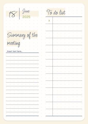 Daily Agenda 2025 presentation template 