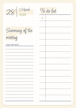 Daily Agenda 2025 presentation template 