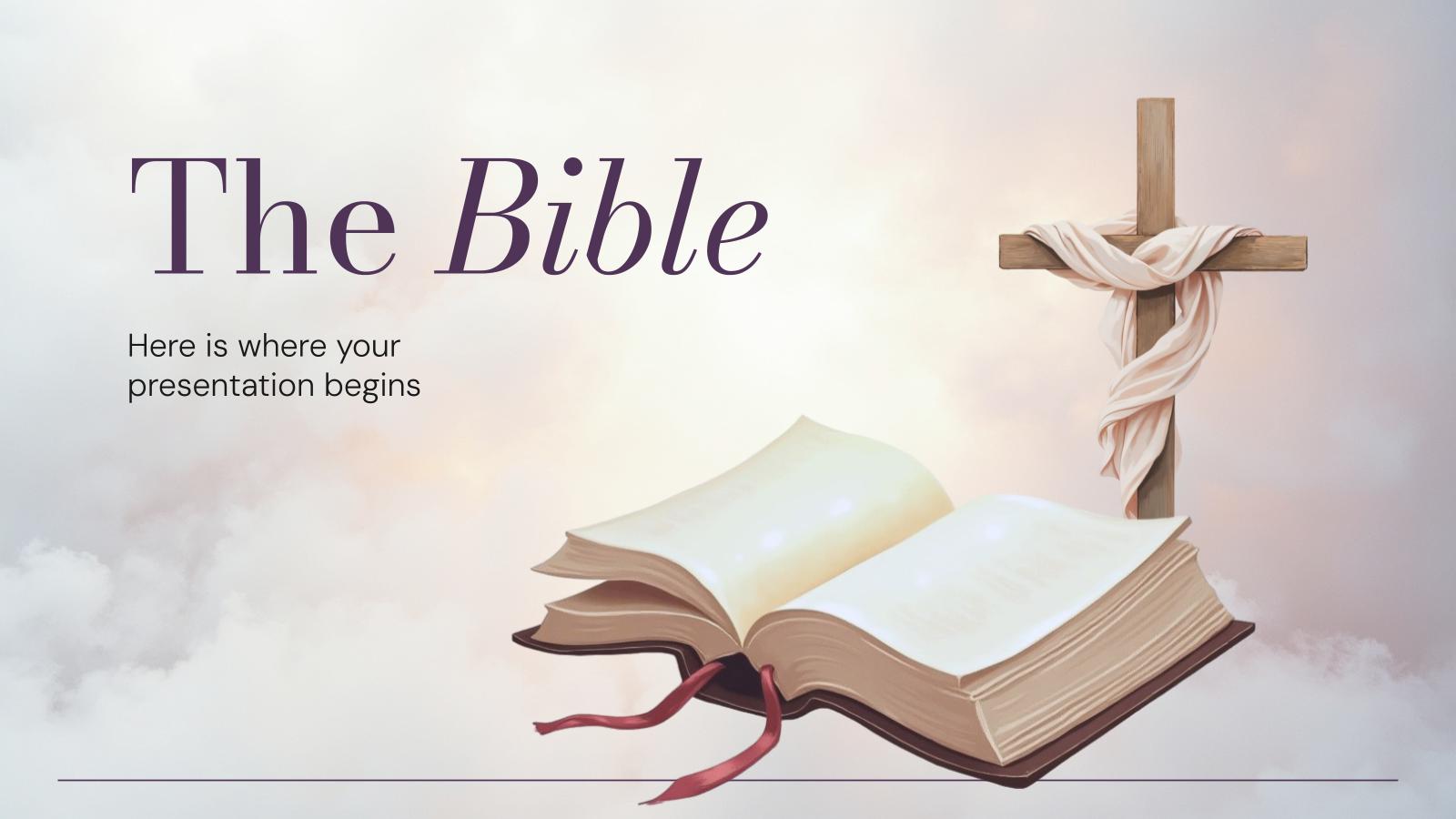 The Bible presentation template 