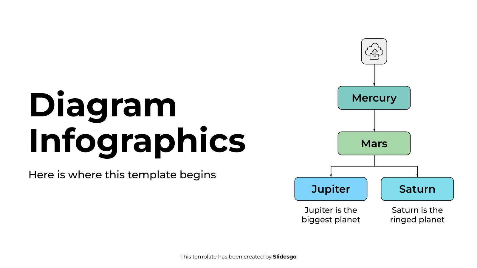 다이어그램 인포그래픽 프레젠테이션 템플릿