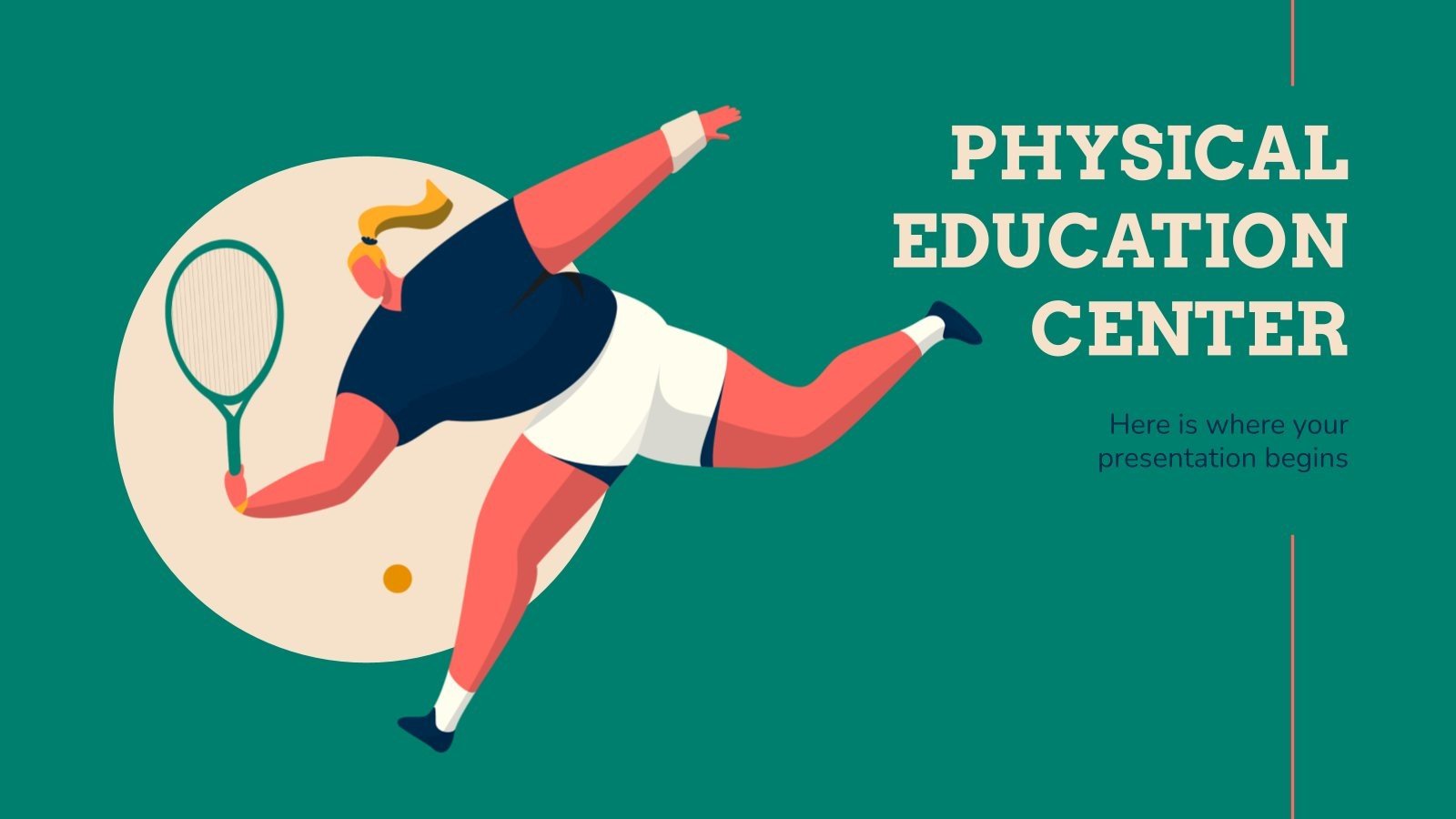 Centre d’éducation physique Modèles de présentation