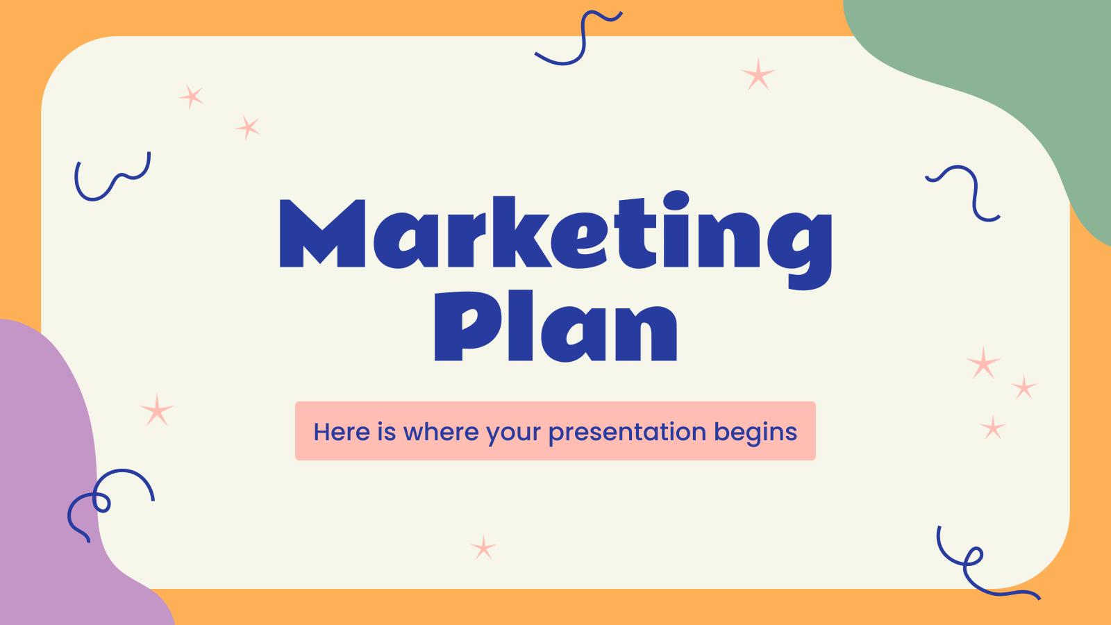 마케팅 계획 프레젠테이션 템플릿