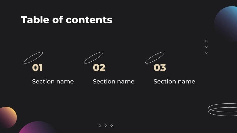 Profil de l'entreprise d'inspiration de design Modèles de présentation