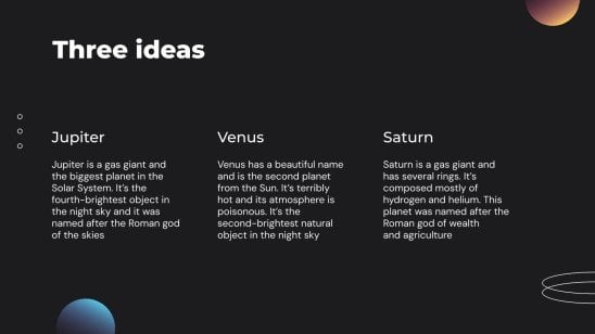 Profil de l'entreprise d'inspiration de design Modèles de présentation