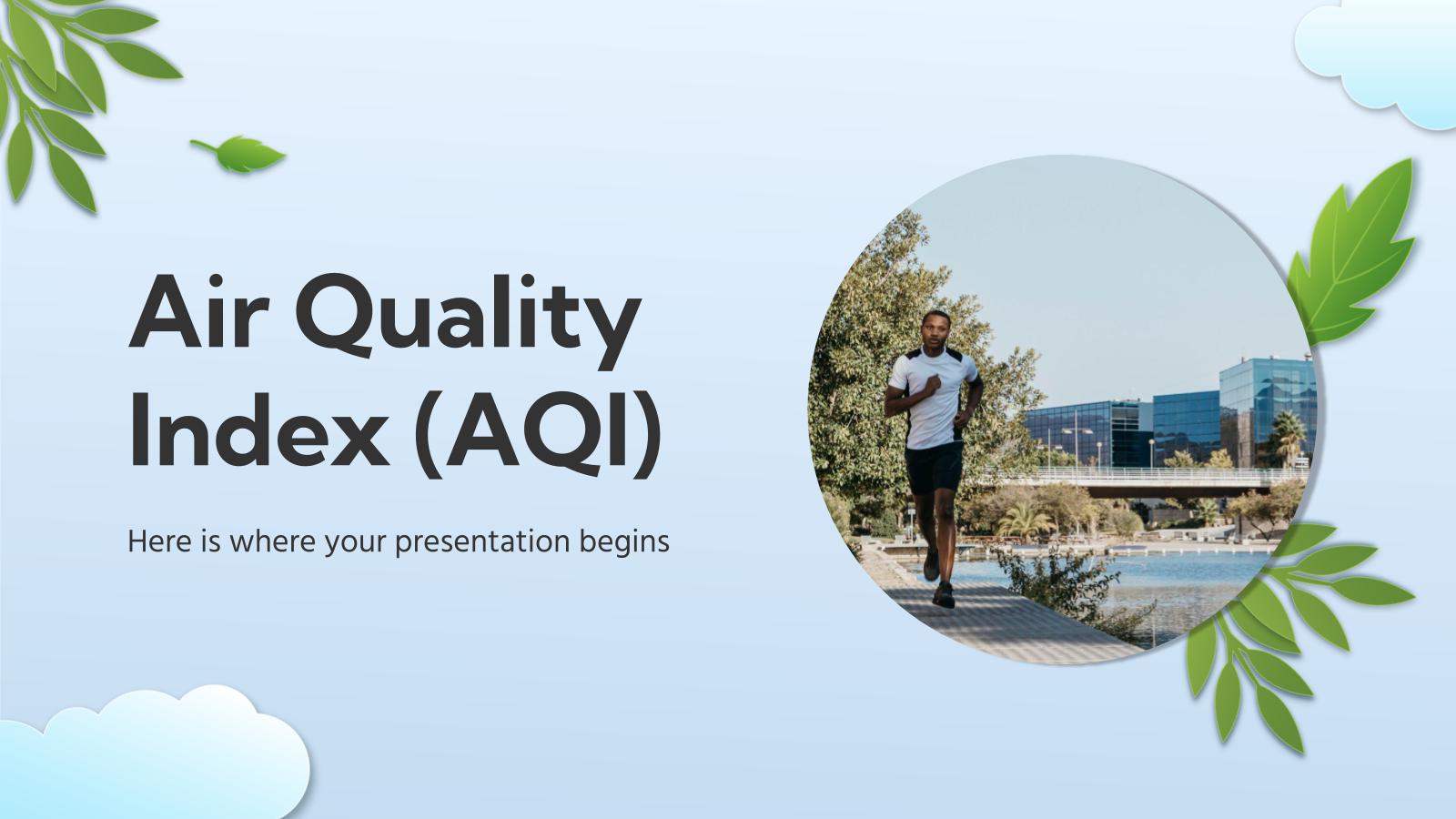 대기 질 지수(AQI) 프레젠테이션 템플릿
