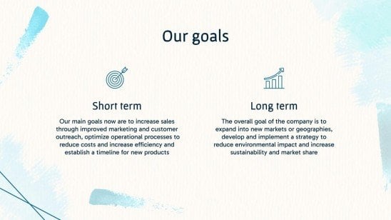 Plan marketing Aqua Modèles de présentation