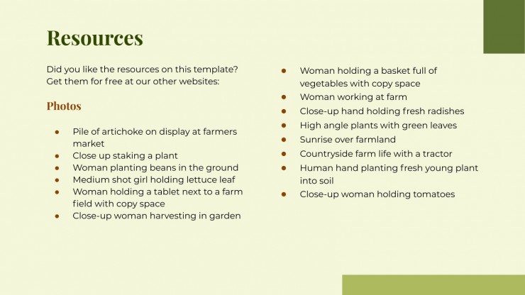 Sustainable Agriculture Google Slides & PowerPoint template