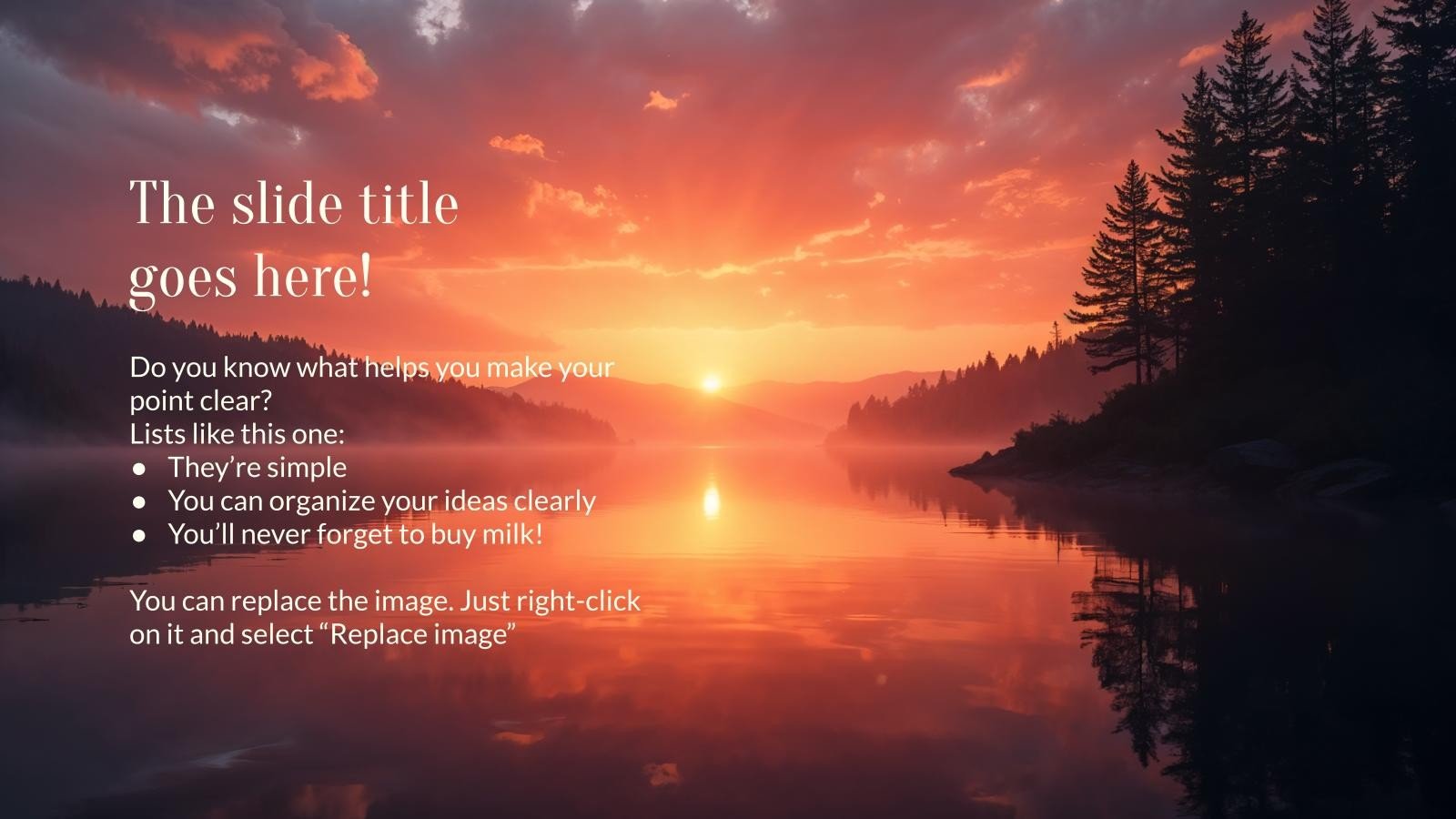 Sunset Theme Presentation