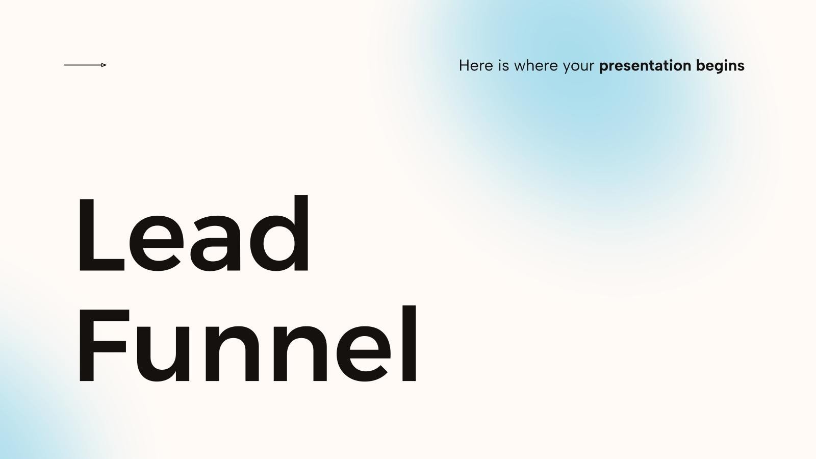Lead Funnel presentation template 