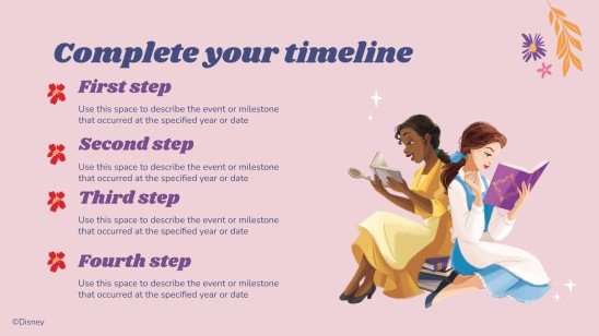 Modelo de apresentação Princesa da Disney bonita