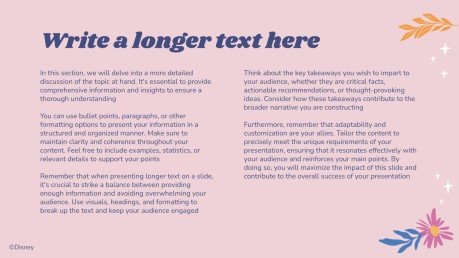 Modelo de apresentação Princesa da Disney bonita