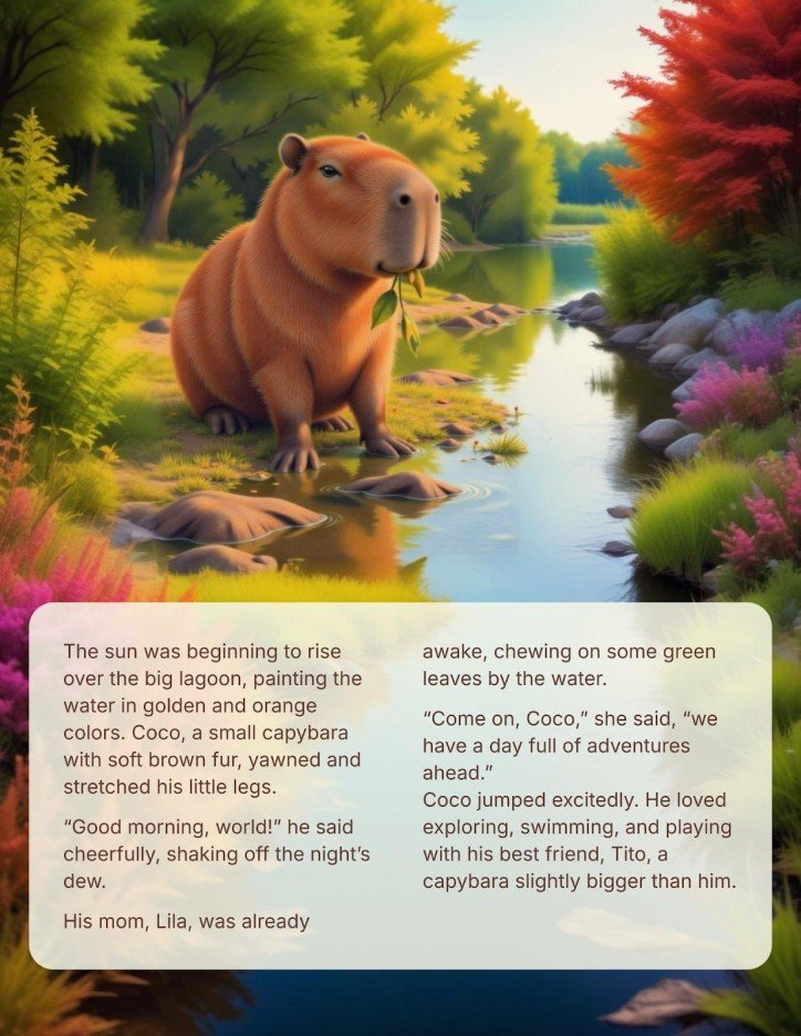 Capybara Story Book Presentation