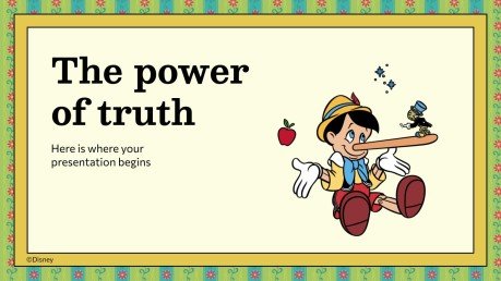 Pinocchio Präsentationsvorlage