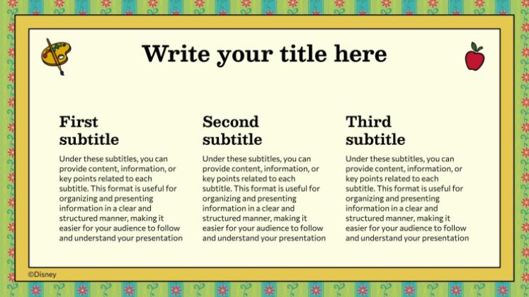 Pinocchio Präsentationsvorlage