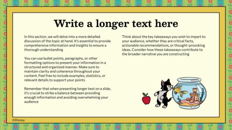 Pinocchio Präsentationsvorlage