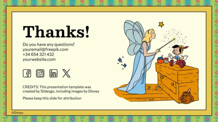 Pinocchio Präsentationsvorlage