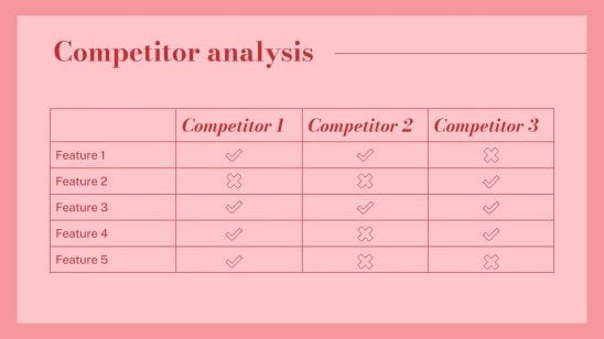 Minimalist Duotone Pastel Slides Marketing Plan presentation template 