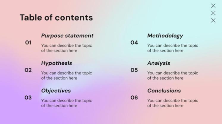 Soft Gradients Thesis Defense presentation template 
