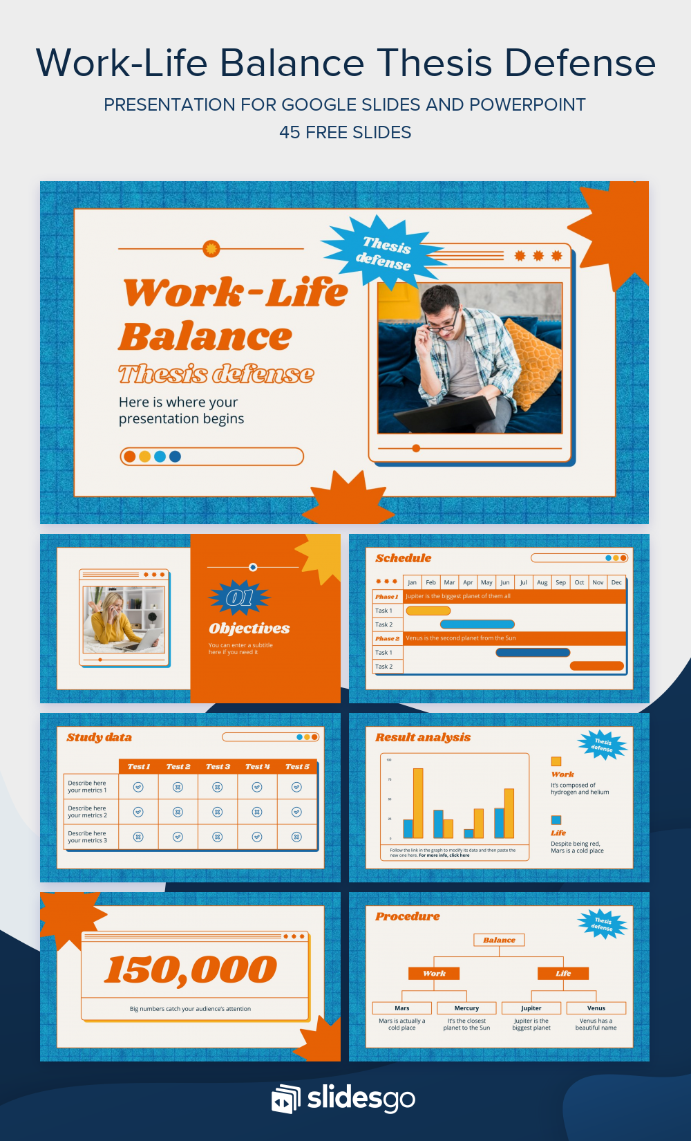 Work-Life Balance Thesis Defense | Google Slides & PPT