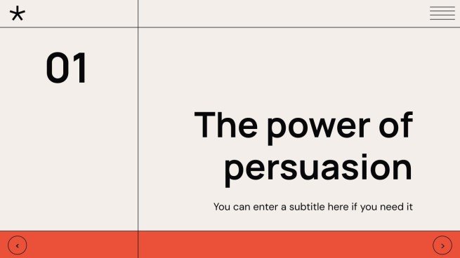 심리학 학생을 위한 설득 수업 프레젠테이션 템플릿