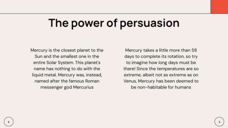 심리학 학생을 위한 설득 수업 프레젠테이션 템플릿