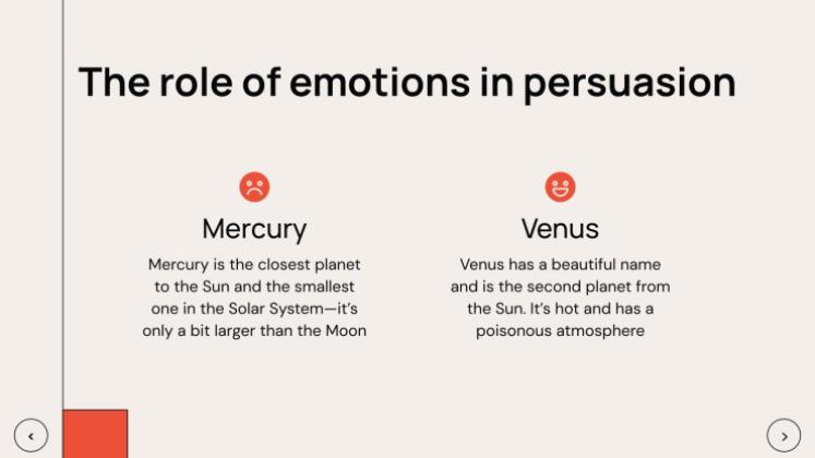 심리학 학생을 위한 설득 수업 프레젠테이션 템플릿