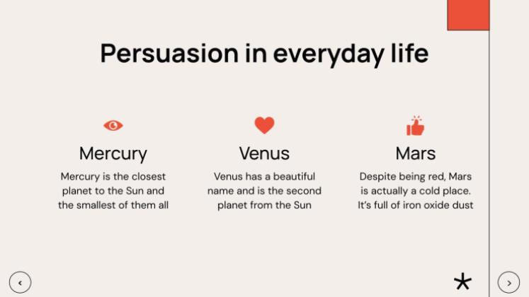심리학 학생을 위한 설득 수업 프레젠테이션 템플릿