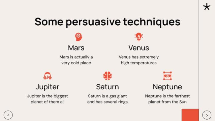 심리학 학생을 위한 설득 수업 프레젠테이션 템플릿
